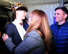 Foto de la galería: Madre de la Misericordia: Delfina Britto y Felipe Menor, los flamantes soberanos