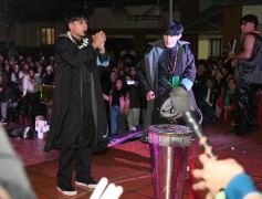 Foto de la galería: Anticipando la fiesta de los estudiantes, el Santa Catalina presentó su competencia de bandas