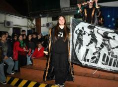 Foto de la galería: Anticipando la fiesta de los estudiantes, el Santa Catalina presentó su competencia de bandas