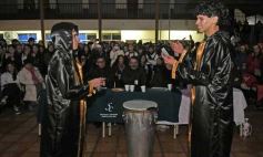 Foto de la galería: Anticipando la fiesta de los estudiantes, el Santa Catalina presentó su competencia de bandas