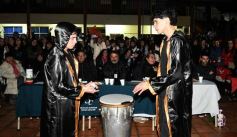 Foto de la galería: Anticipando la fiesta de los estudiantes, el Santa Catalina presentó su competencia de bandas