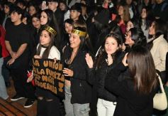 Foto de la galería: Anticipando la fiesta de los estudiantes, el Santa Catalina presentó su competencia de bandas