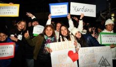 Foto de la galería: Anticipando la fiesta de los estudiantes, el Santa Catalina presentó su competencia de bandas
