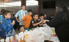 Foto de la galería: Los 11 de Benicio Olivera, con un cumple bien futbolero en Garupá