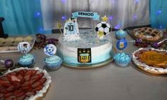 Foto de la galería: Los 11 de Benicio Olivera, con un cumple bien futbolero en Garupá