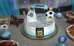 Foto de la galería: Los 11 de Benicio Olivera, con un cumple bien futbolero en Garupá