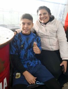 Foto de la galería: Los 11 de Benicio Olivera, con un cumple bien futbolero en Garupá