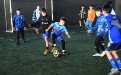 Foto de la galería: Los 11 de Benicio Olivera, con un cumple bien futbolero en Garupá