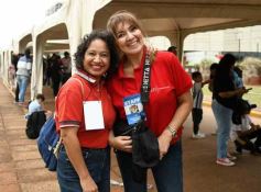 Foto de la galería: Visita histórica: las copas de la Scaloneta dejaron otro recuerdo inolvidable en su paso por la tierra colorada 