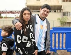 Foto de la galería: Visita histórica: las copas de la Scaloneta dejaron otro recuerdo inolvidable en su paso por la tierra colorada 