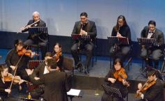 Foto de la galería: En violín y piano, el Teatro Lirico invitó a una noche con Mozart en Posadas