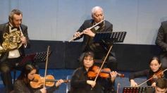 Foto de la galería: En violín y piano, el Teatro Lirico invitó a una noche con Mozart en Posadas