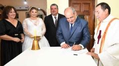 Foto de la galería: Ramón Adaro y Elizabeth Stuker dieron el si y celebraron a lo grande en el Atlético Posadas