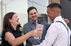 Foto de la galería: Elias Suárez y Hana Zuetta dieron el si: felicidad y encuentro abrieron en la Iglesia Bautista Victoria