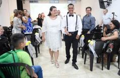 Foto de la galería: Elias Suárez y Hana Zuetta dieron el si: felicidad y encuentro abrieron en la Iglesia Bautista Victoria