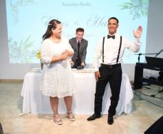 Foto de la galería: Elias Suárez y Hana Zuetta dieron el si: felicidad y encuentro abrieron en la Iglesia Bautista Victoria