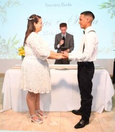 Foto de la galería: Elias Suárez y Hana Zuetta dieron el si: felicidad y encuentro abrieron en la Iglesia Bautista Victoria