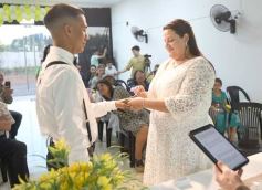 Foto de la galería: Elias Suárez y Hana Zuetta dieron el si: felicidad y encuentro abrieron en la Iglesia Bautista Victoria
