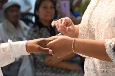 Foto de la galería: Elias Suárez y Hana Zuetta dieron el si: felicidad y encuentro abrieron en la Iglesia Bautista Victoria