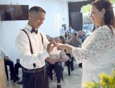 Foto de la galería: Elias Suárez y Hana Zuetta dieron el si: felicidad y encuentro abrieron en la Iglesia Bautista Victoria