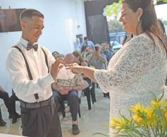 Foto de la galería: Elias Suárez y Hana Zuetta dieron el si: felicidad y encuentro abrieron en la Iglesia Bautista Victoria