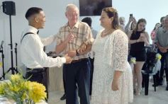 Foto de la galería: Elias Suárez y Hana Zuetta dieron el si: felicidad y encuentro abrieron en la Iglesia Bautista Victoria
