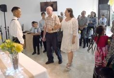 Foto de la galería: Elias Suárez y Hana Zuetta dieron el si: felicidad y encuentro abrieron en la Iglesia Bautista Victoria
