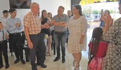 Foto de la galería: Elias Suárez y Hana Zuetta dieron el si: felicidad y encuentro abrieron en la Iglesia Bautista Victoria