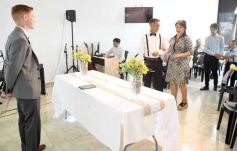 Foto de la galería: Elias Suárez y Hana Zuetta dieron el si: felicidad y encuentro abrieron en la Iglesia Bautista Victoria