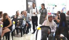 Foto de la galería: Elias Suárez y Hana Zuetta dieron el si: felicidad y encuentro abrieron en la Iglesia Bautista Victoria