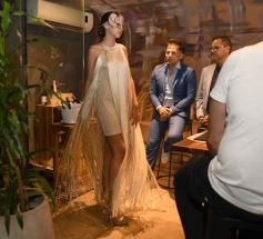 Foto de la galería: El diseñador Fabio Toñánez presentó su colección con seda misionera en Posadas