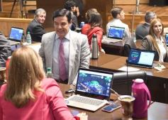 Foto de la galería: Sesión del 10 de diciembre: Herrera Ahuad reelecto al frente de la Legislatura para el 2025