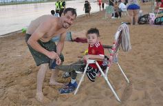 Foto de la galería: De la Navidad posadeña, todo el disfrute y diversión que quedó de la tarde de playa en Costa Sur