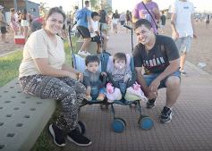 Foto de la galería: De la Navidad posadeña, todo el disfrute y diversión que quedó de la tarde de playa en Costa Sur