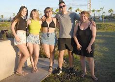 Foto de la galería: De la Navidad posadeña, todo el disfrute y diversión que quedó de la tarde de playa en Costa Sur