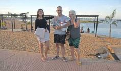 Foto de la galería: El 1er dia del año siguió la celebración en modo playa, sol y rio en Costa Sur