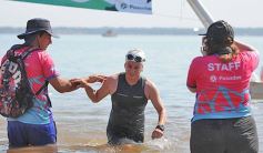 Foto de la galería: Temporada de Aguas Abiertas: la 2da fecha convocó a unos 70 atletas en Costa Sur