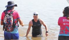 Foto de la galería: Temporada de Aguas Abiertas: la 2da fecha convocó a unos 70 atletas en Costa Sur