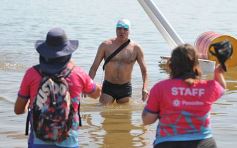 Foto de la galería: Temporada de Aguas Abiertas: la 2da fecha convocó a unos 70 atletas en Costa Sur