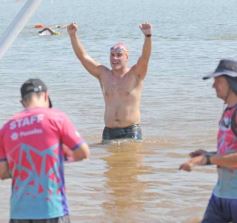 Foto de la galería: Temporada de Aguas Abiertas: la 2da fecha convocó a unos 70 atletas en Costa Sur