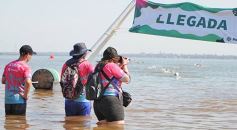 Foto de la galería: Temporada de Aguas Abiertas: la 2da fecha convocó a unos 70 atletas en Costa Sur