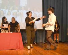 Foto de la galería: Segunda parte del encuentro y alegría que puso broche a la colación de los de 5to de la Madre de la Misericordia