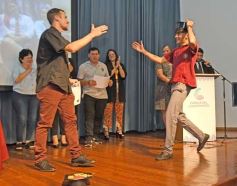 Foto de la galería: Segunda parte del encuentro y alegría que puso broche a la colación de los de 5to de la Madre de la Misericordia