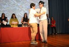 Foto de la galería: Segunda parte del encuentro y alegría que puso broche a la colación de los de 5to de la Madre de la Misericordia