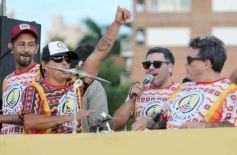 Sixto Fotografías. Sociedad. Carnavales Misioneros - A puro color, ritmo y fiesta, los Carnavales Misioneros 2025 vivieron su lanzamiento oficial en Posadas