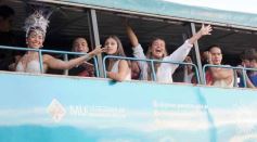 Foto de la galería: A puro color, ritmo y fiesta, los Carnavales Misioneros 2025 vivieron su lanzamiento oficial en Posadas