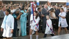Foto de la galería: Acto en la Escuela 675: la vuelta a clases fue con reencuentros y buenos deseos compartidos para el año que sigue