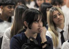 Foto de la galería: Silicon Misiones llevó a los jovenes del Martin de Moussy una charla de interés sobre riesgos de la ludopatía