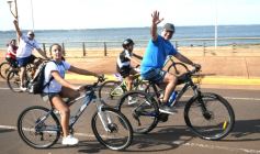 Foto de la galería: Caravana de alegría y solidaridad: en el resumen de lo que marcó la 25° Bicicleteada del Roque González