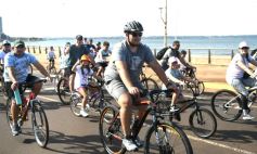 Foto de la galería: Caravana de alegría y solidaridad: en el resumen de lo que marcó la 25° Bicicleteada del Roque González